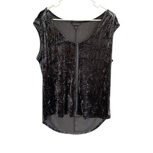 Black Velvet Women's Top